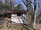 Hand made lodge using lumbers from thinning